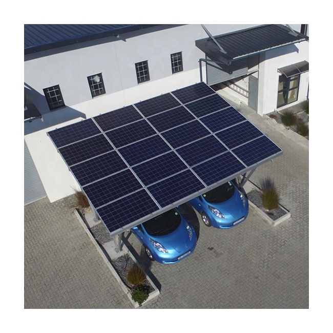 Angels Solar Manufacture Aluminum Solar Carport Structure Solar System Carport Solar PV Panel Ground Mounting