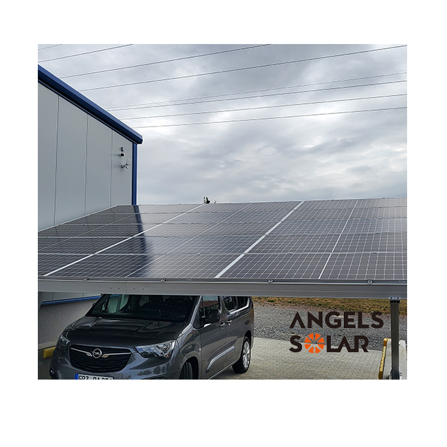 Angels Solar Ground Mount Structure Carport Solar Panel Racking For Solar Panels