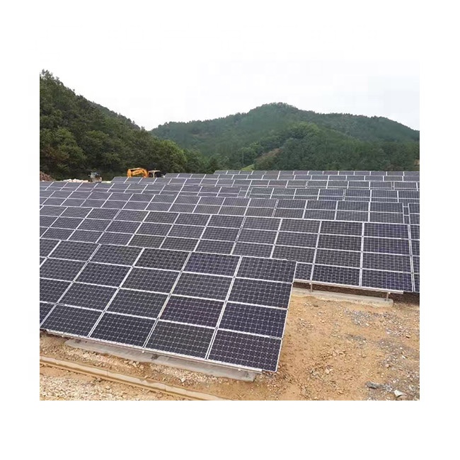 N type Aluminum Ground Mounting System for Big Solar Farm 0.05 Usd Per Watt