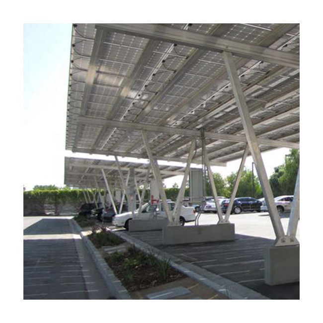 Aluminium Solar Roof Carport Racking Structure