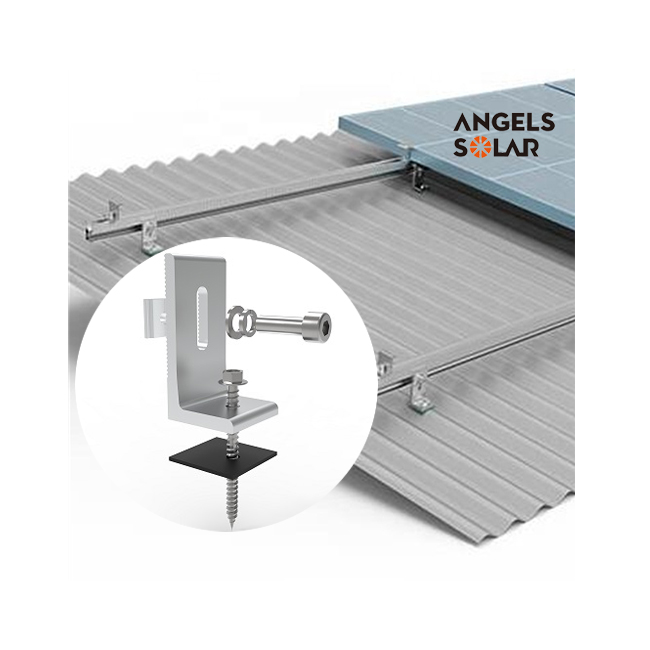 Angels Solar Tin Roof Mounting System Aluminum PV Tin Roof L Feet Bracket