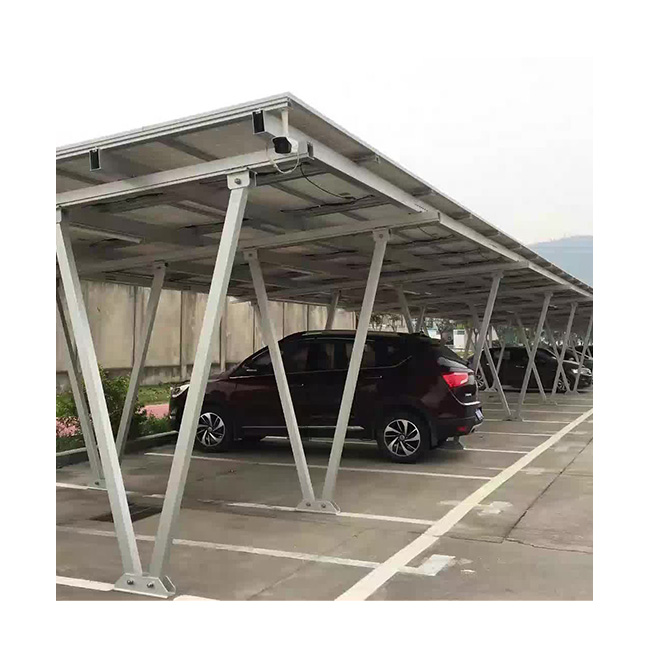 Angels Solar Aluminum Ground Mounting System Industrial Solar Carport