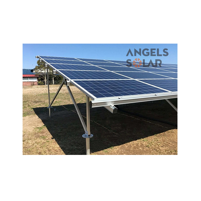 Angels Solar Mounting Concrete Solar Ground Mounting Solar Rack Structure Solar Ground Mount Racking
