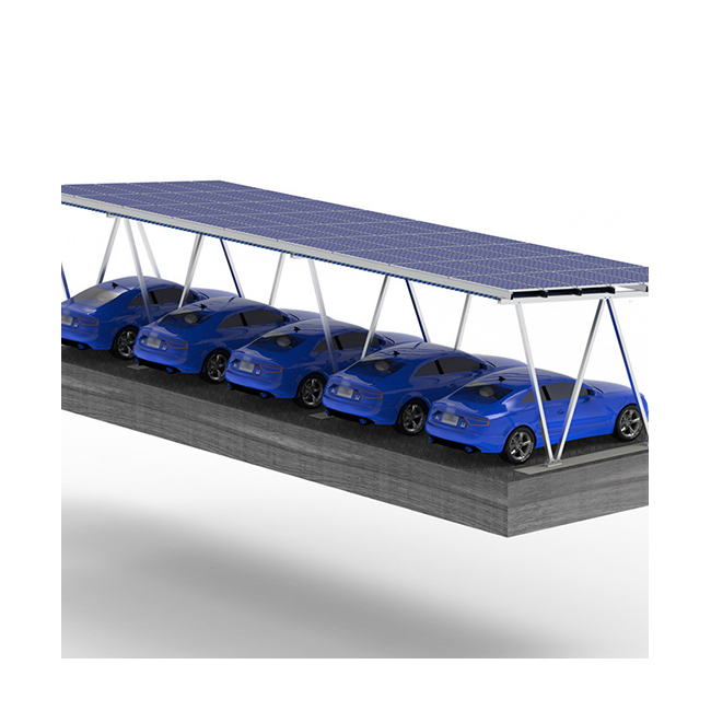 Angels Solar Car Parking Structures Aluminum Ground Mounting System Car Parking Carport