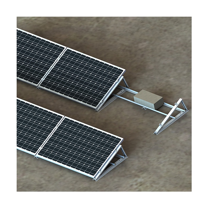 AS Ballasted Flat Pv Mounting Solar Roof Panels System
