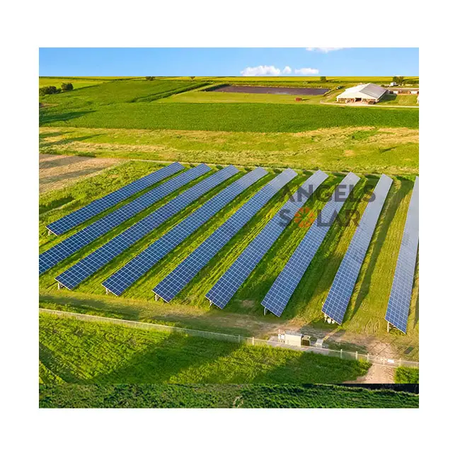 AS Ground Solar Farm Mounting System Racking Installation For  Farmland