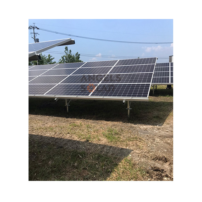 Angels Solar Panel Ground Mounted Rack System Solar PV Panel Ground Mounting Solar Frames Ground Mount