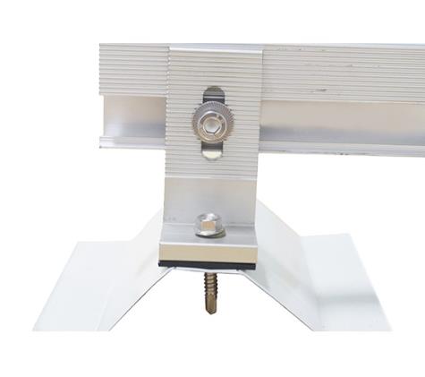 Angels Solar Roof Mounting System Bracket Metal Roof Aluminum Solar Roof Racking Structure