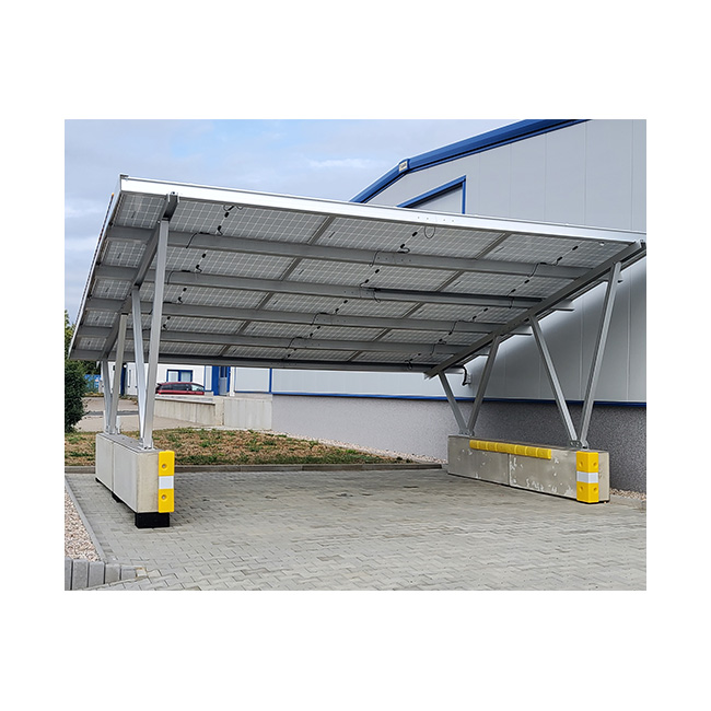 Hot selling high quality Solar aluminum frame carport solar commercial carport solar panel carport