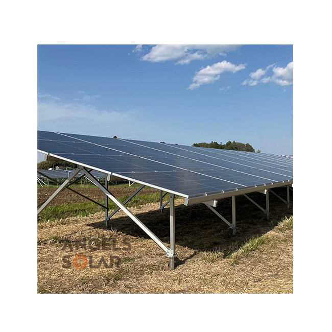 Angels Solar Ground Mounted Solar Plants Aluminium Mounting Structure Photovoltaic Structure