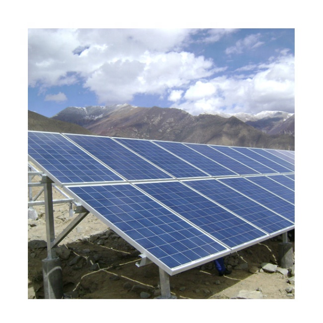 Galvanized Ground Mount Solar Mounting System U-Steel Solar Panels Rail Systems
