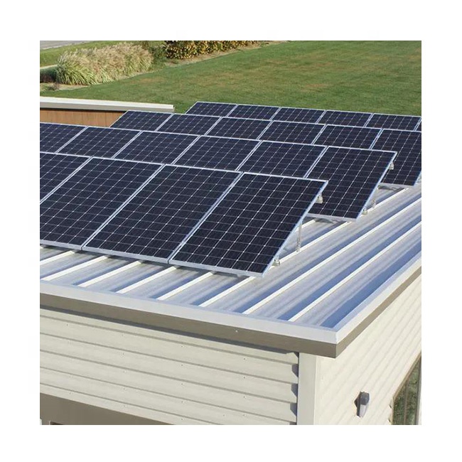 Angels Adjustable Angel Solar PV Structure Solar Panel Metal Tin Roof Solar Roof Mounting