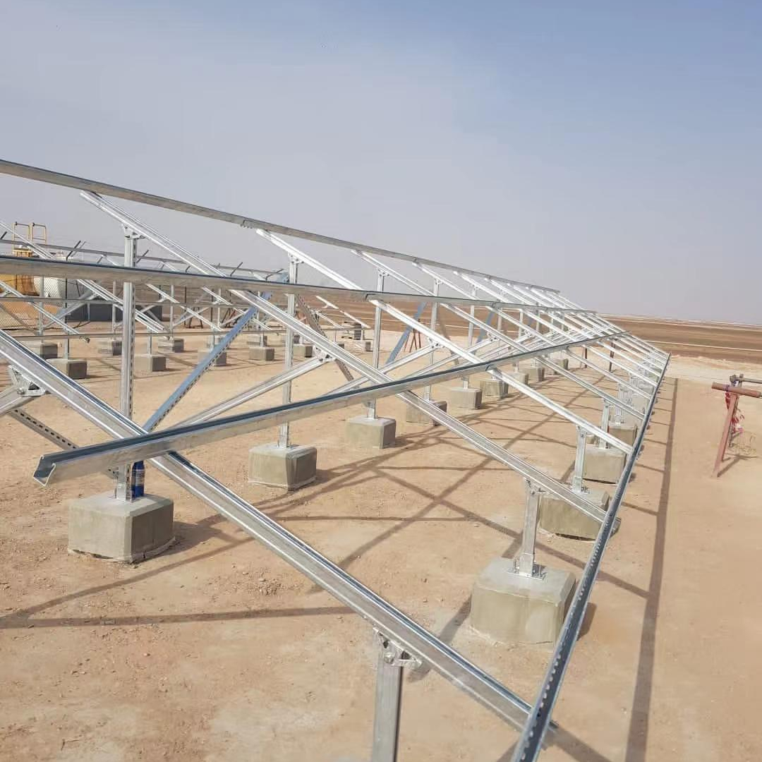 AS Solar Ground Mounting Structure C Steel Mounting Rail Solar Panel Holder Mounting