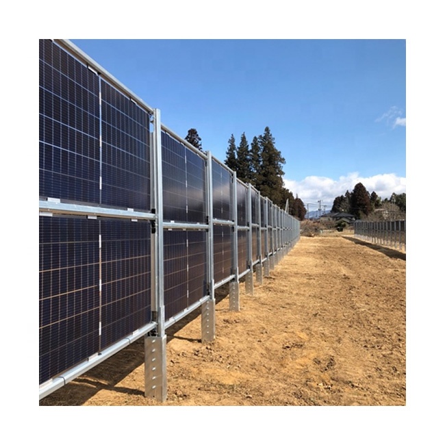 AS Solar Farm Racking System Solar Panel Ground Mount Vertical Structures