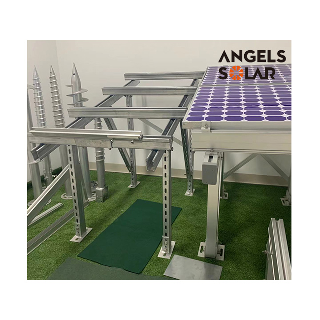 Angels Solar Ground Mounting System Solar PV Panel Ground Mounting Brackets Structure For Solar Panels