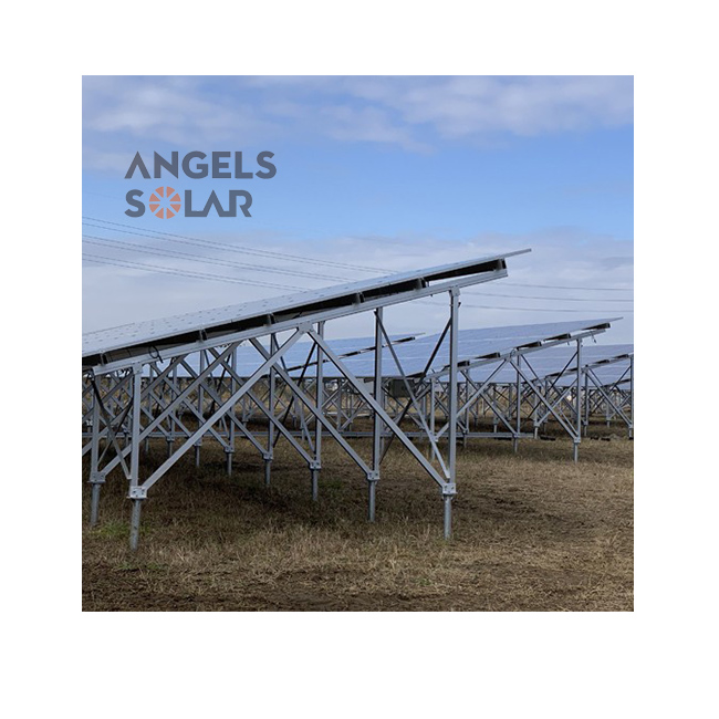 Angels Solar Ground Mounting Pile Ground Mounting Structure Solar PV Panel Ground Mounting System