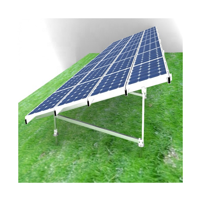 solar farm structure aluminium rotating pv solar panel z stand / support / frame / mount / bracket