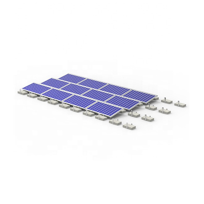 Angle Adjustable Support Flat Roof Installation Solar Mounting Rail