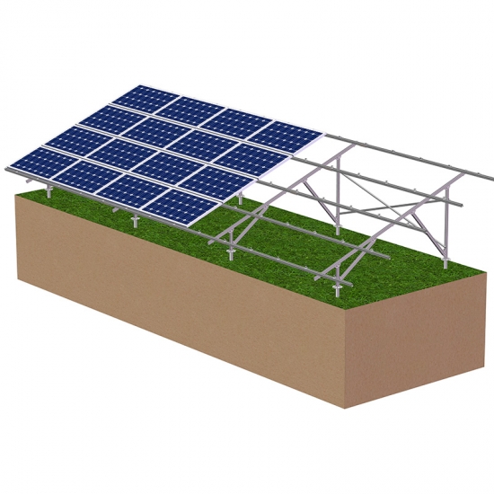 Ground solar mounting home power solar mounting support