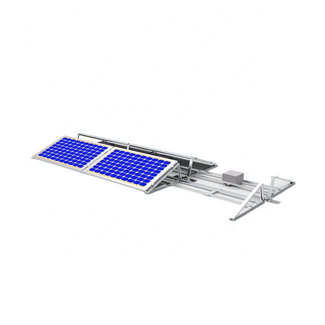 AS Flat Mount Pv Adjustable Triangle Solar Roof Structure