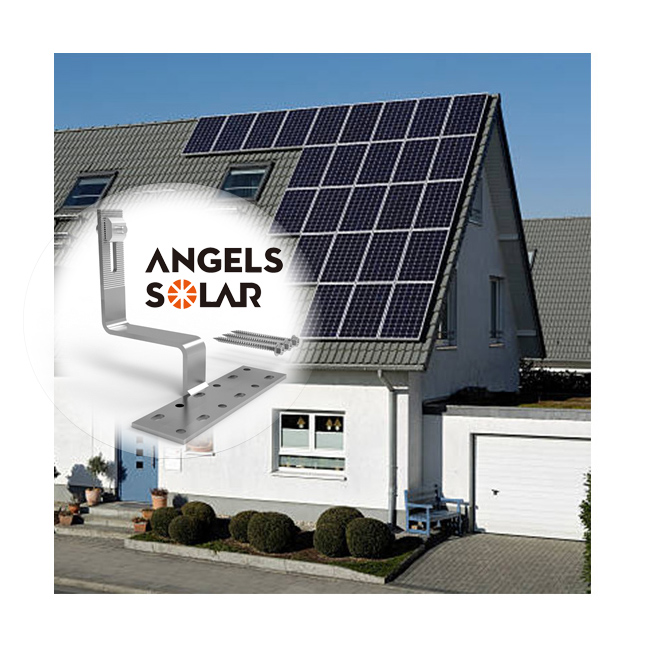 Angels Solar PV Hook Solar Mounting Bracket For Tile Roof Solar Hook