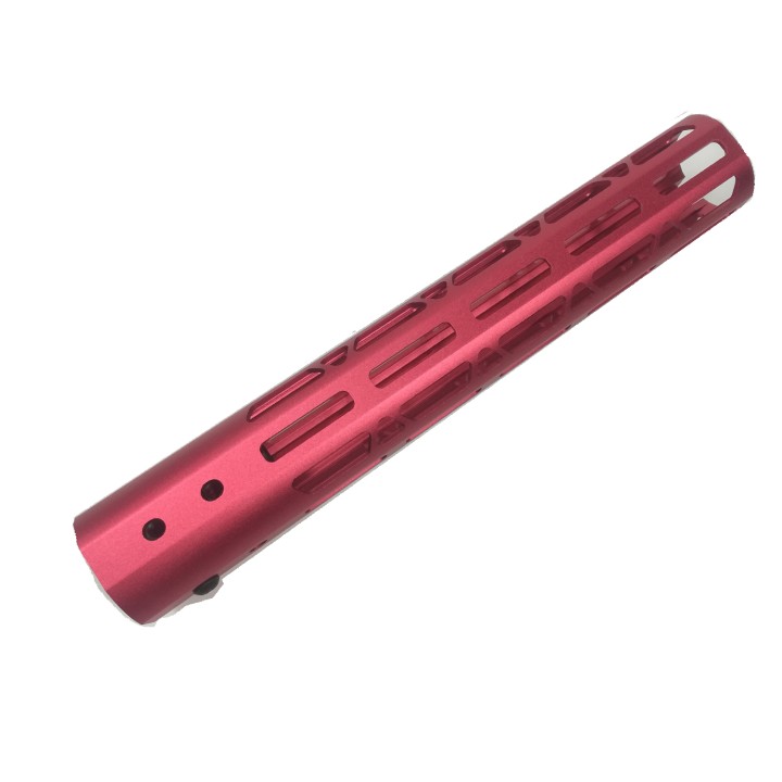 7,9,10, 12,13.5, 15 Inch M-Lok Handguard Monothilic Top Rail Mount System Fits.223/5.56 (AR15) Red Color MLR-xR