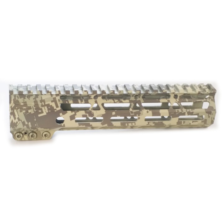 7/9/10/11/12/13.5/ 15 Inch Clamping Mount M-LOK Handguard Top Rail fit .223/5.56 (AR15) Camouflage ACU pattern FLH-xC