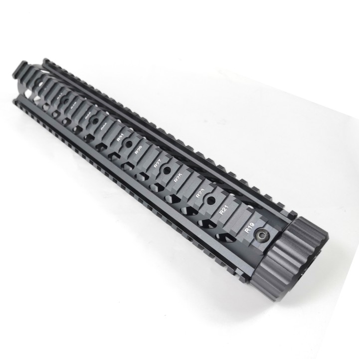 7.4/ 9 /12 Inch Quad Rail Free Float Handguard Picatinny Rail Mount System With End Cap For .223 M4 Spec M4-xB