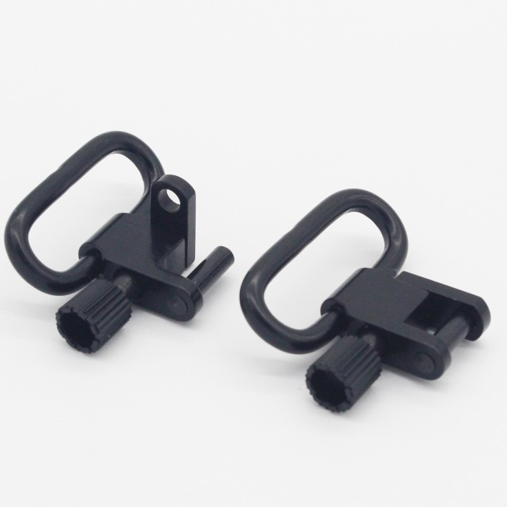 1.0/1.25 inch Quick Release Rifle/Gun Sling Mounting Kit Swivels Set with Studs/Screw (2pcs pack) BSS-xB/S
