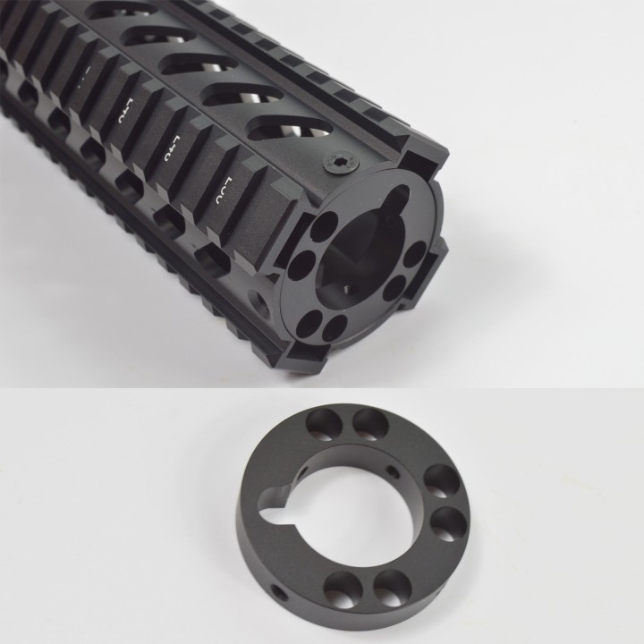 15 inch Free Float Quad Rail Handguard For .223/5.56(AR15) Spec With Front end cap M16-15xCA