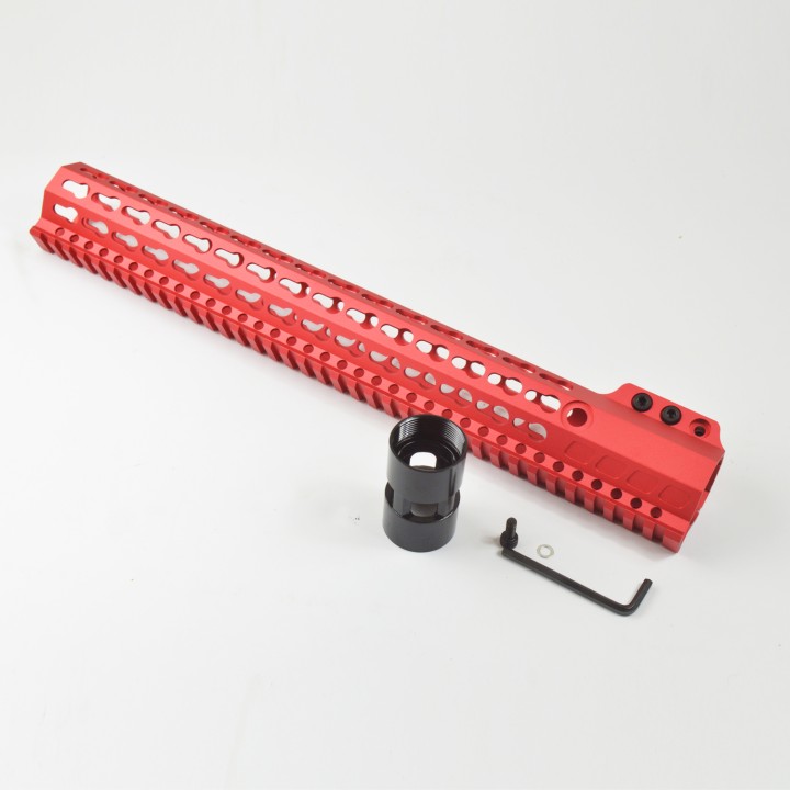 15 Inch Clamp mounted design KeyMod Handguard Top Rail Fits .223/5.56 (AR15) Spec FKH-15x