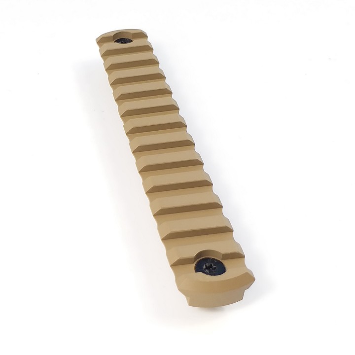13 Slot Picatinny Weaver Rail Section For M-LOK Handguard (21mm) Black/Tan/FDE Color RSL-13x