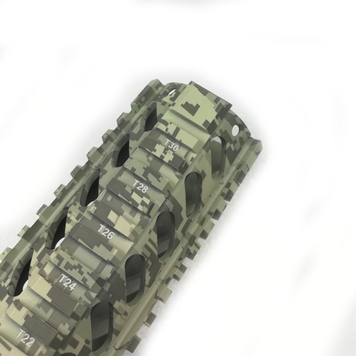 7 Inch Free Float Quad Rail Handguards For .223/5.56（AR15) System Camouflage (ACU) pattern M16-7ACU