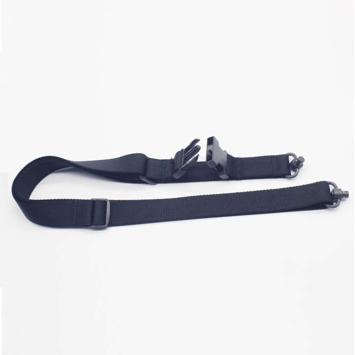 Heavy Duty Gun Sling Belt Strap Tactical 3 Points Nylon with 1.25" QD swivel GS3B-QDS1.25