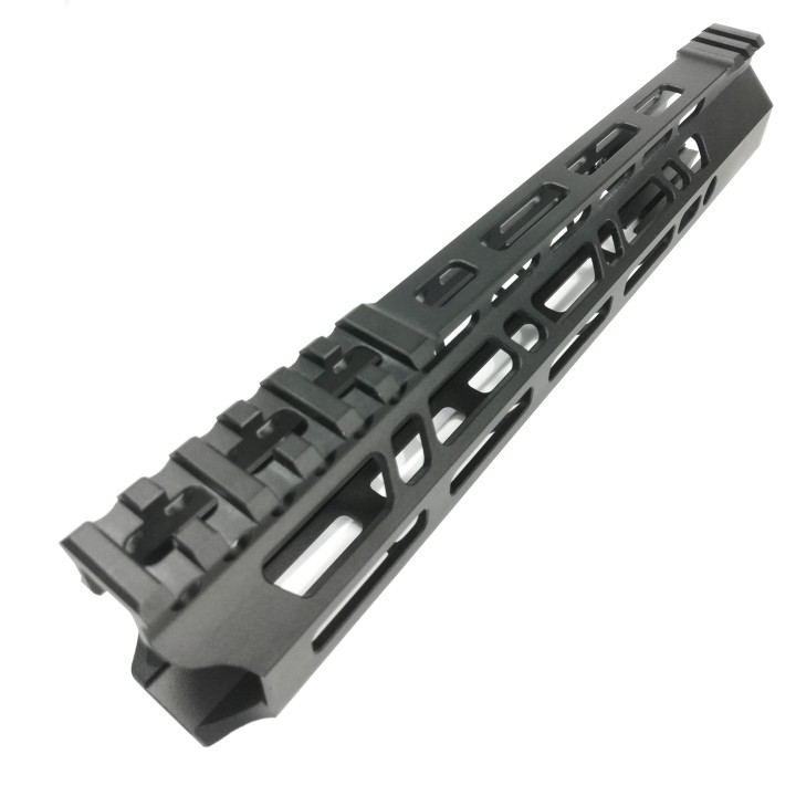 10 Inch Lightweight Clamp Mount Type M-LOK Handguards Edge CNC Chamfering For .223/5.56(AR15） Spec Black color MLH-10B
