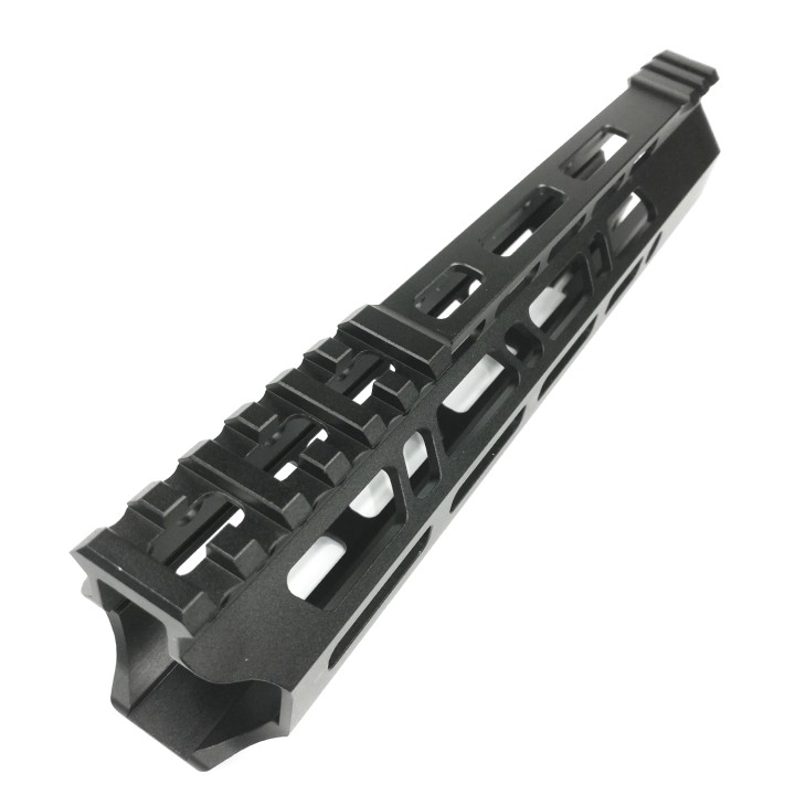 9 Inch Lightweight Clamp Mount Type M-LOK Handguards Edge CNC Chamfering For .223/5.56(AR15） Spec Black color MLH-9B