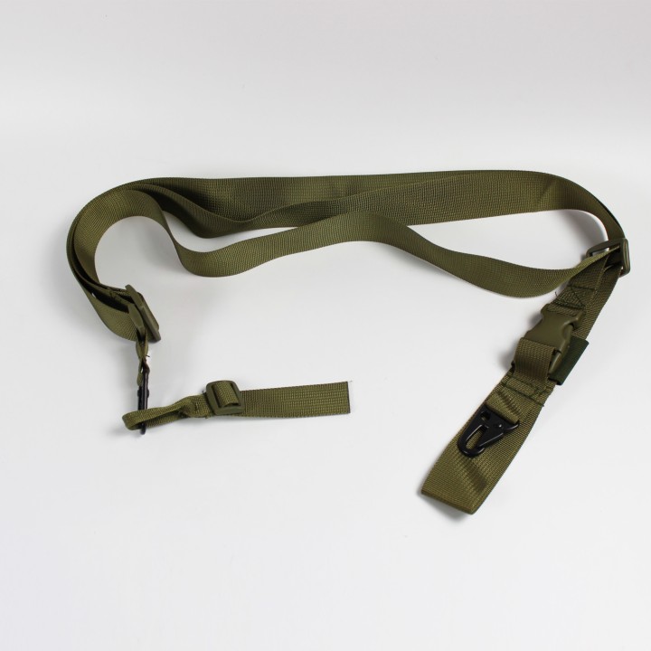 The New Heavy Nylon Duty Gun Belt Strap Tactical Two Points Sling Outdoor Airsoft Mount Bungee Rifle Sling