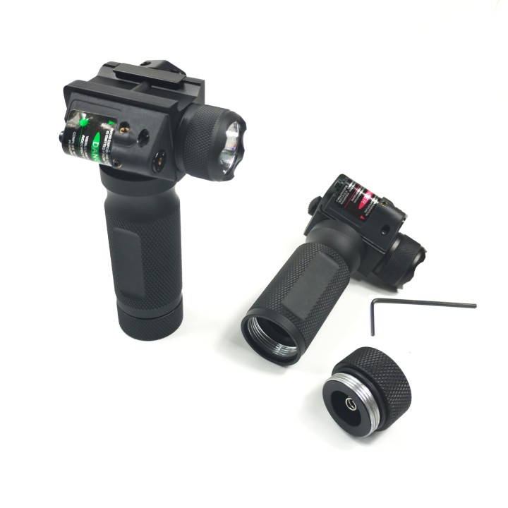 Compact Flashlight And Laser Sight Scope Combo 2 In 1 Tactical Hunting Red / Green Laser Sight Quick Release Flashlight FG-5G/R