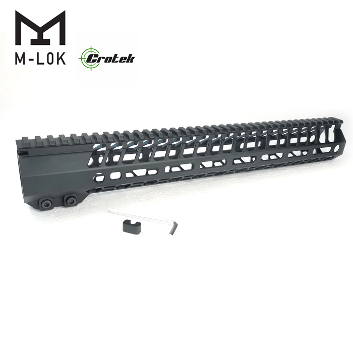 For .308/AR10 15" Angle Cut M-Lok Handguard High Profile FHH308M-15B