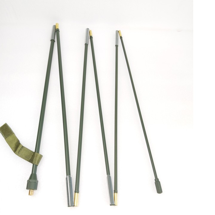 Portable Manpack Radio Whip Antenna collapsible 6 Section 247 CM (97 inch) Green Color AT-6G