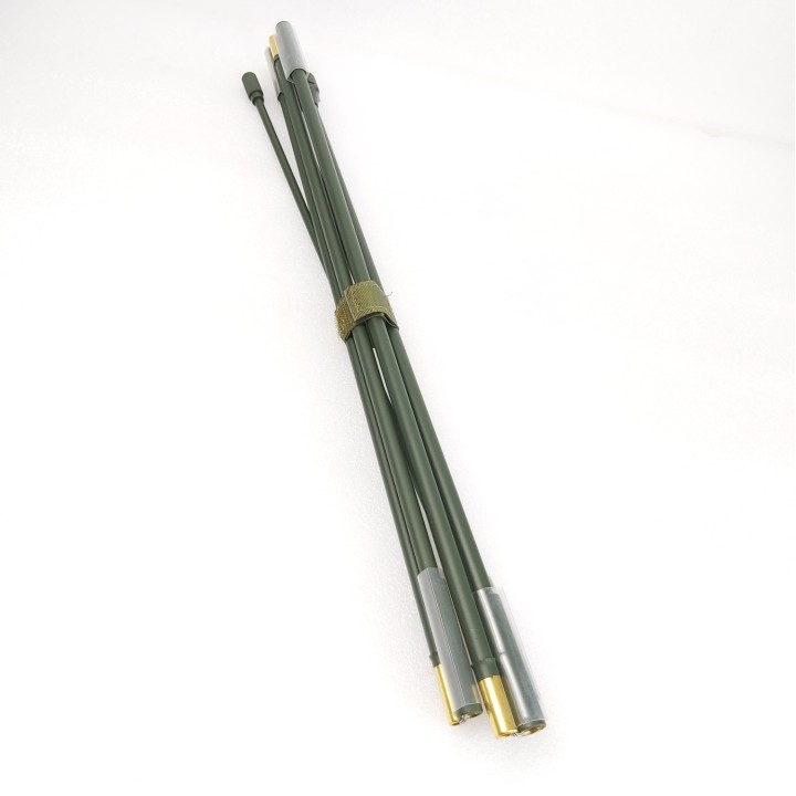 Portable Manpack Radio Whip Antenna collapsible 6 Section 247 CM (97 inch) Green Color AT-6G