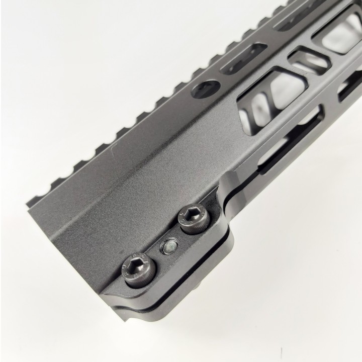 17 inch AR10(.308) Clamp mount type Mlok Handguard High profile all angle/edge CNC charmfering design FLH308H-17x