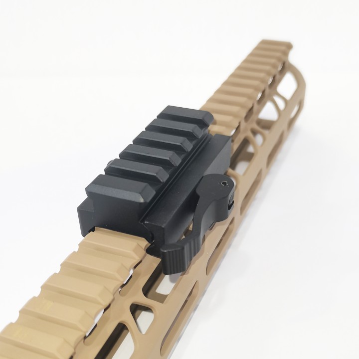 5/7/9 slot Picatinny/Weaver Rail Base QD Quick Release Riser Scope Mount Adapter Fits any 20mm standard rail