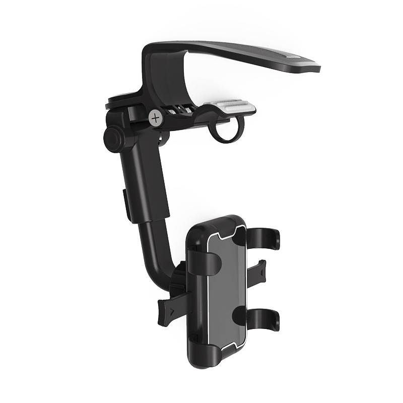 Adjustable New Design Car Cellphone Mount Clip 360 Rotatable Phone Holder for Car Sun Visor Cell Phone Holder for Car