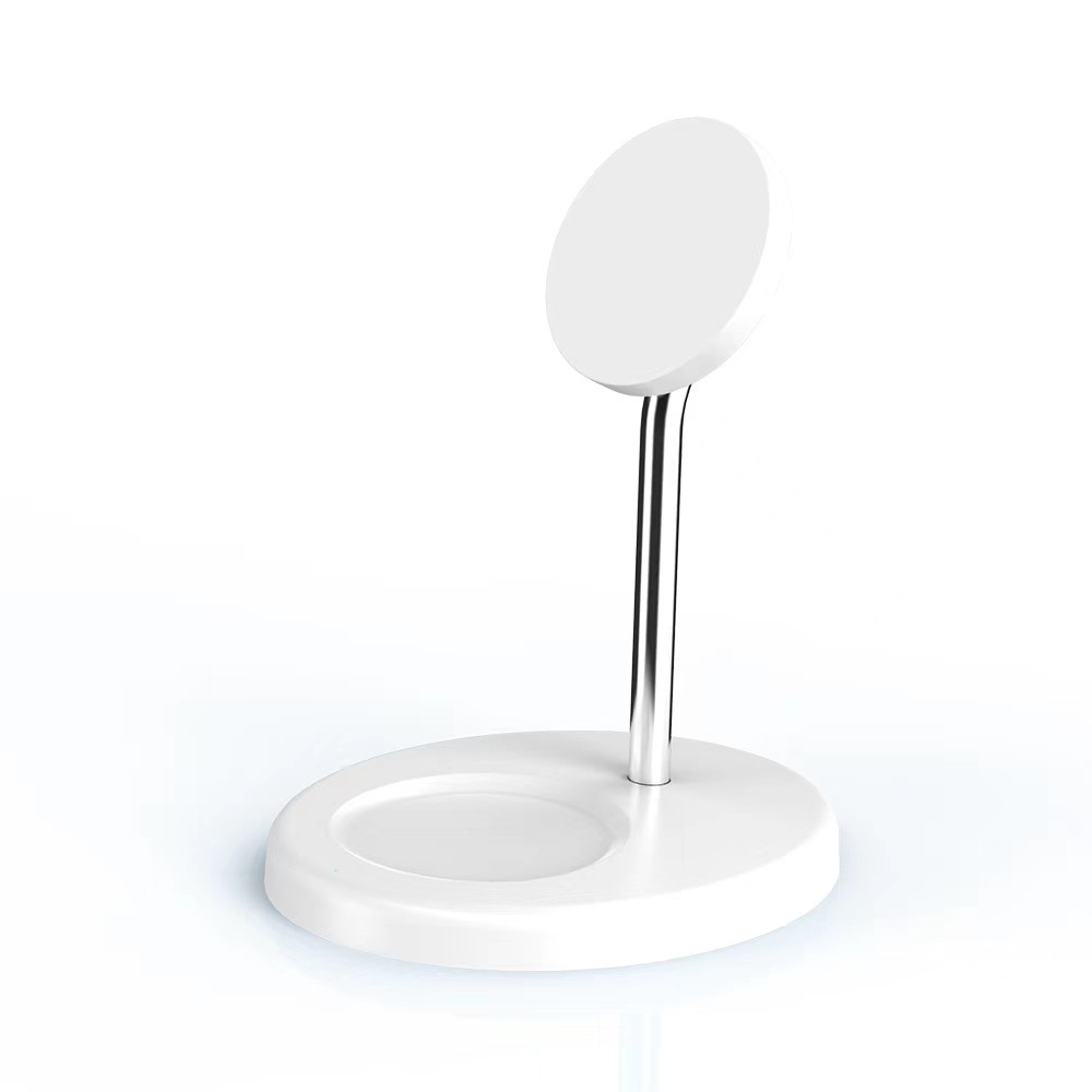 Good Price 2 in 1 Magnetic Wireless Charger Stand for iPhone 15W Fast Wireless Charging Station