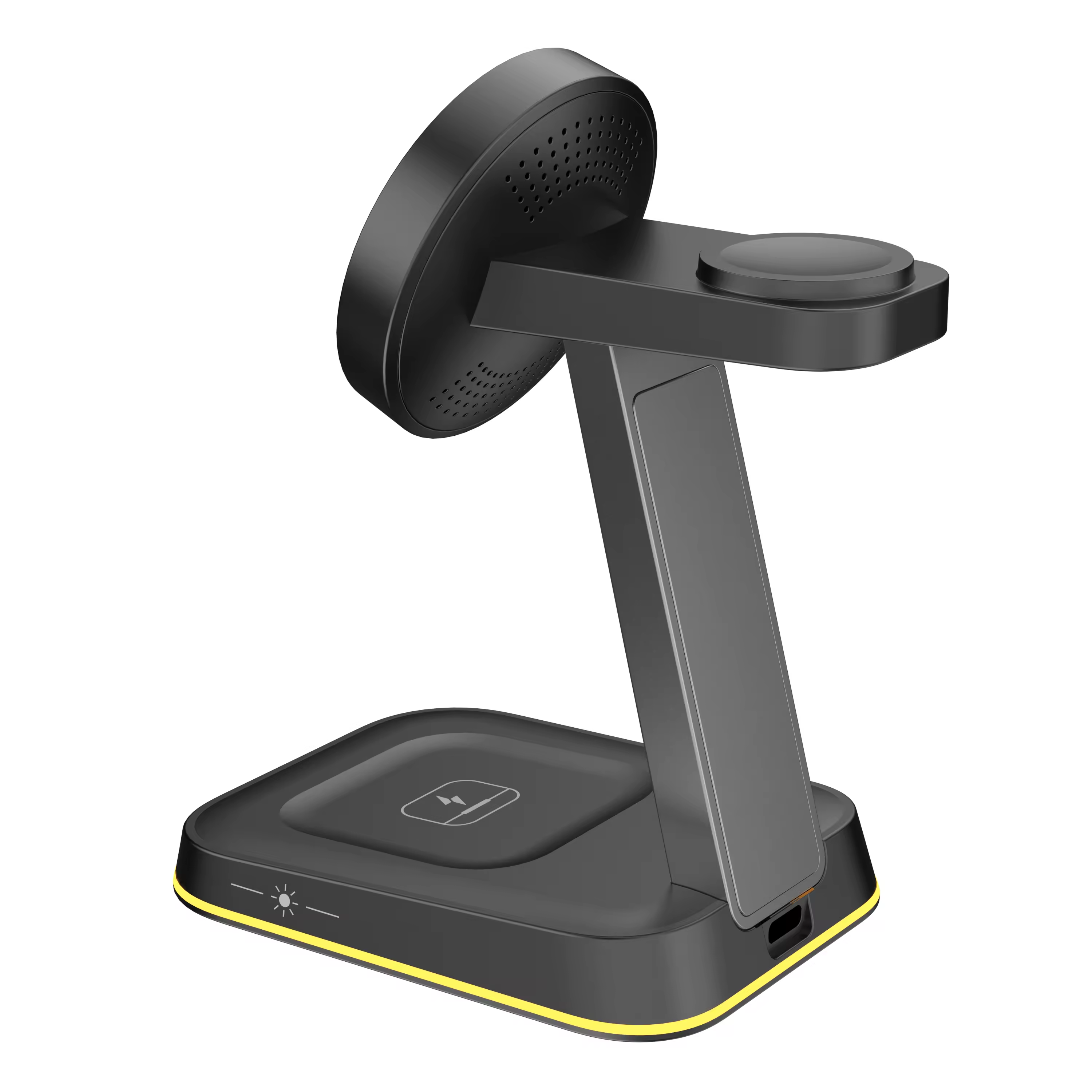 15W 3 in 1 Fast Charging Station Magnetic Wireless Charger Stand For iPhone 12 13 14 15 Pro Max for Apple Watch 8 7 for Airpods