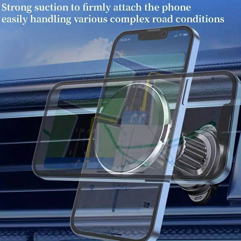 High Grade Universal 360 Degree PRO Magnetic Car Phone Holder Mobile Phone Stand Air Vent Magnet Mount GPS Support For All phone