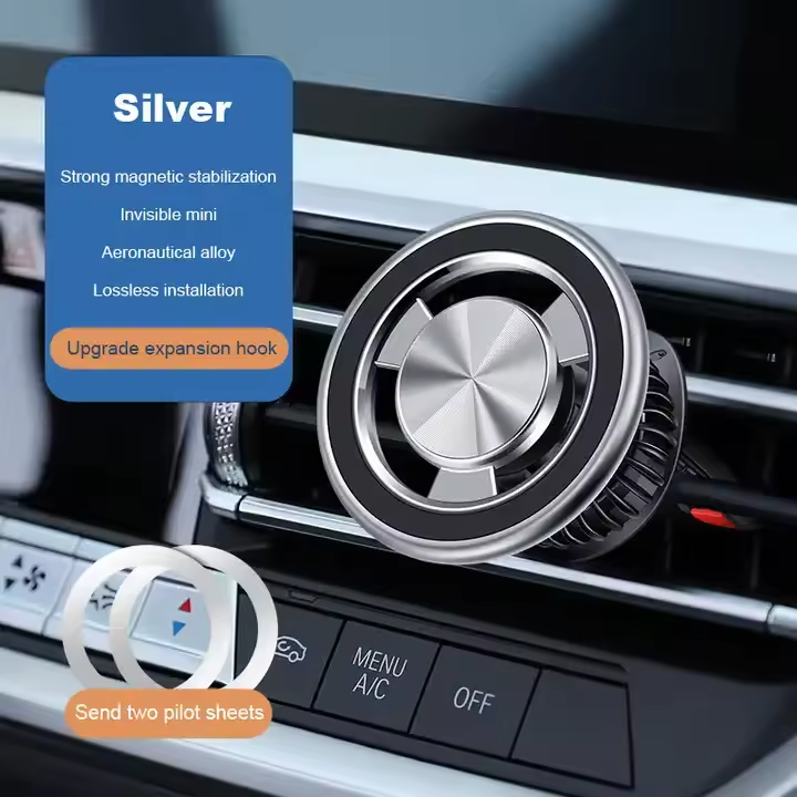 Car Magnetic Phone Holder For IPhone, Handsfree Air Vent Car Mount Holder For iPhone 15 14 Pro Max with Unlimited Angles