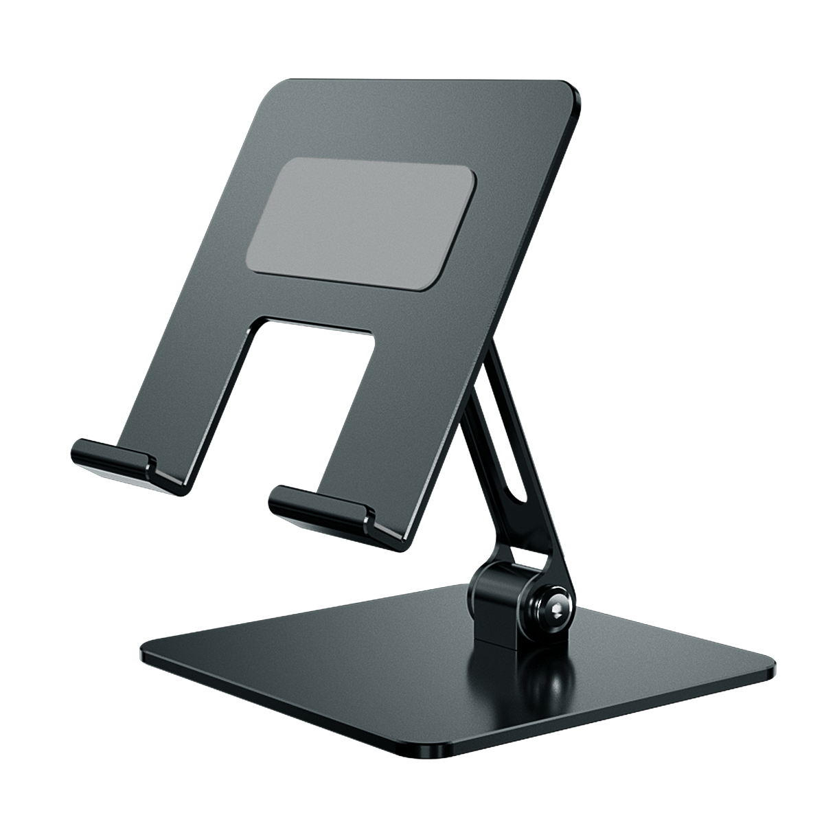 Carbon Steel Portable Stand Holder Adjustable Foldable Tablet Stand for Phone Tablet for Desk Bed Indoor Use Lazy Holder Stand