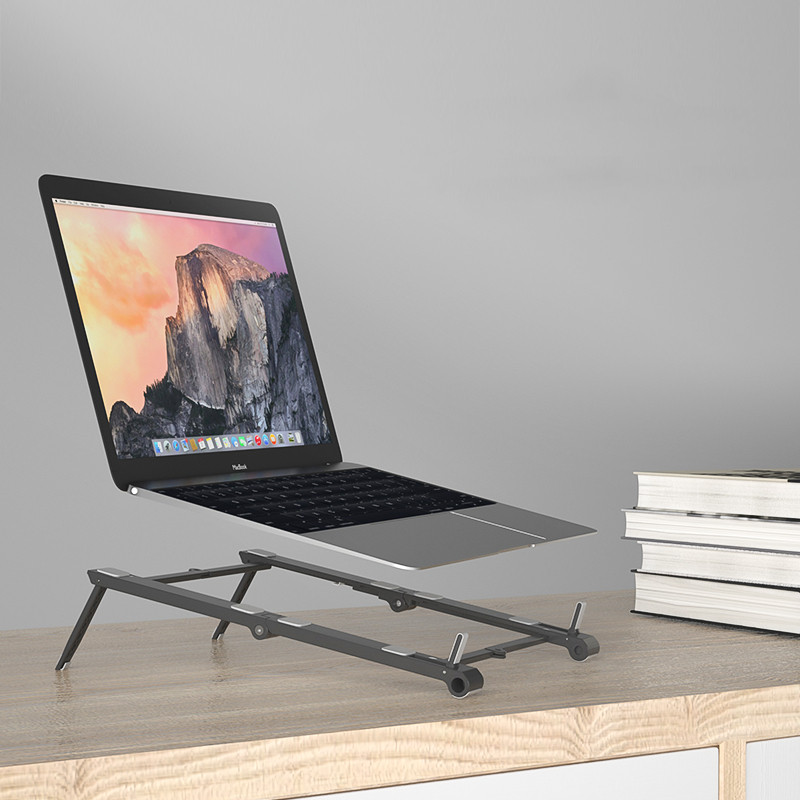 Portable adjustable foldable 3 in 1 amazon hot selling clear laptop stand